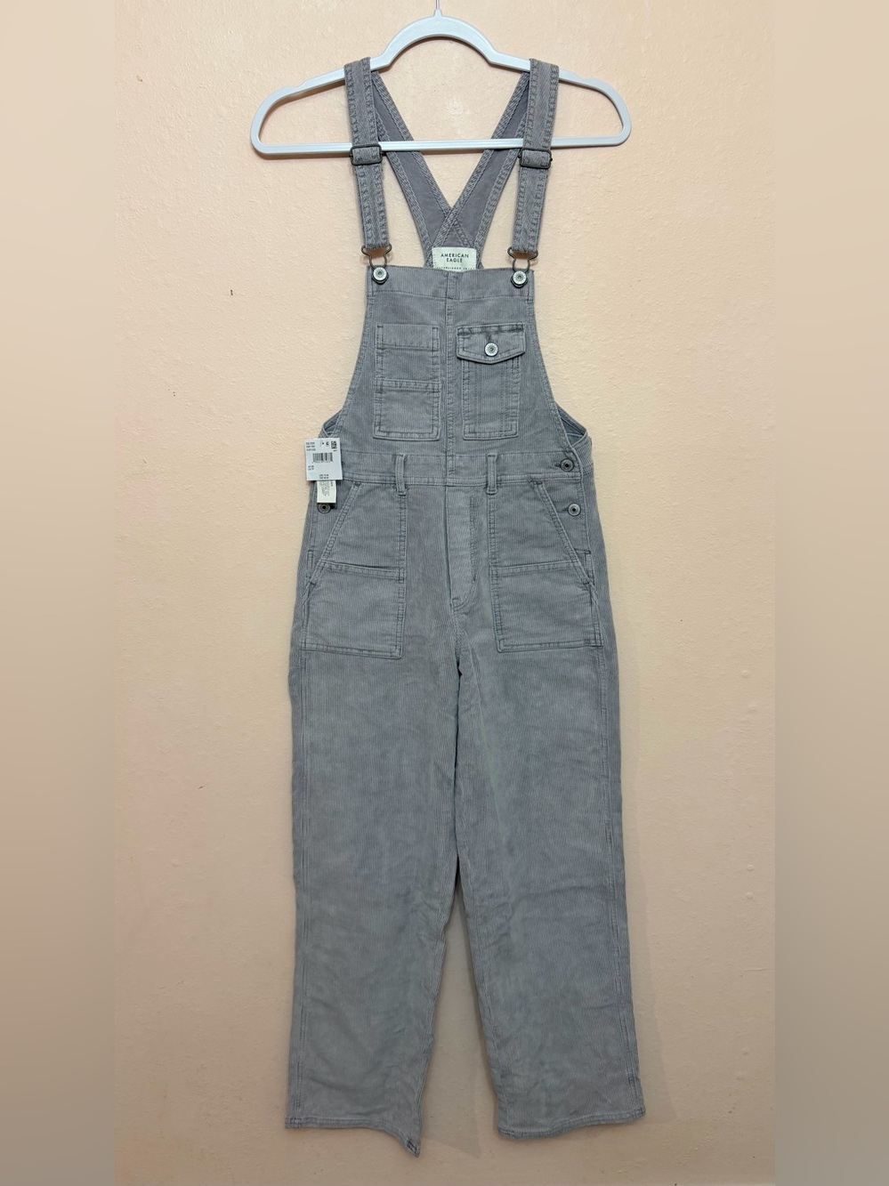 American Eagle Stovepipe Corduroy Overall